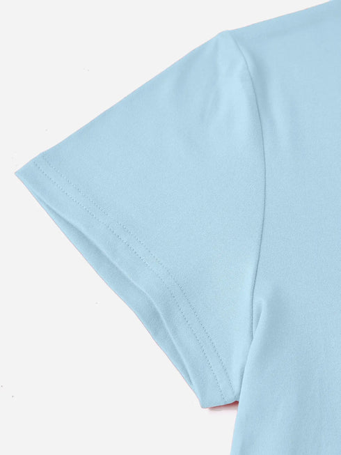 'Pray All Day' Short Sleeve Print T-Shirt - Celes Fashion